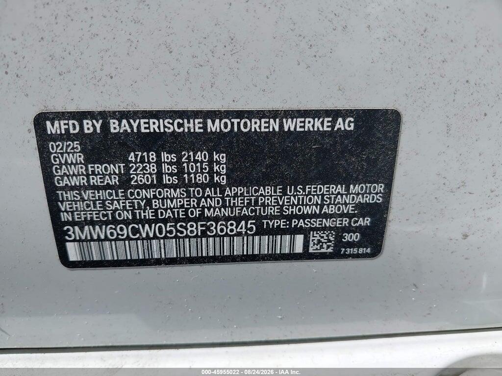 3MW69CW05S8F36845 2025 BMW 330I photo no. 9