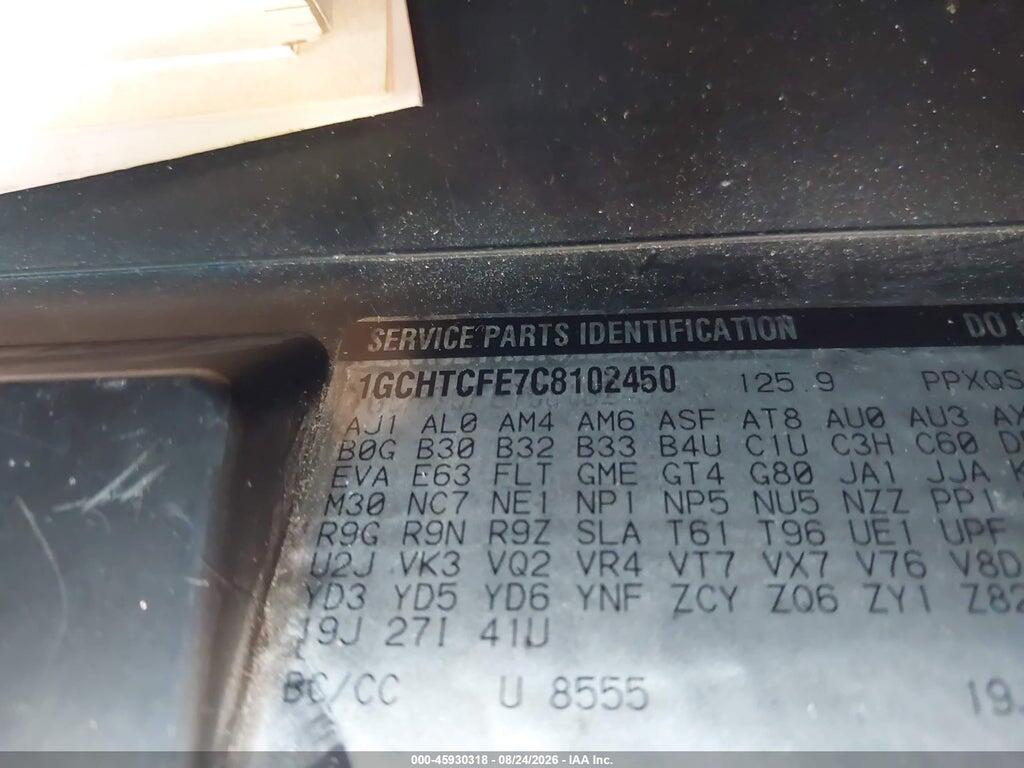 1GCHTCFE7C8102450 2012 CHEVROLET COLORADO photo no. 9