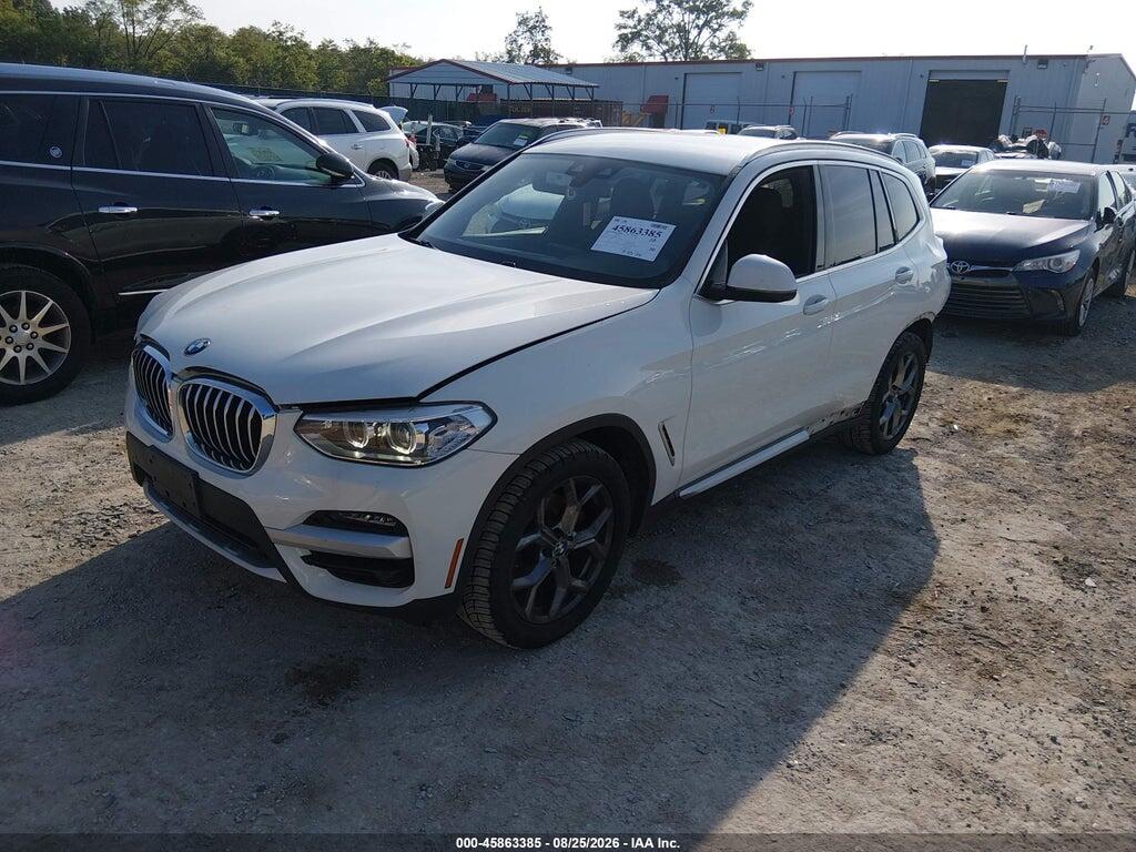 5UXTY3C06M9E42870 2021 BMW X3 photo no. 2