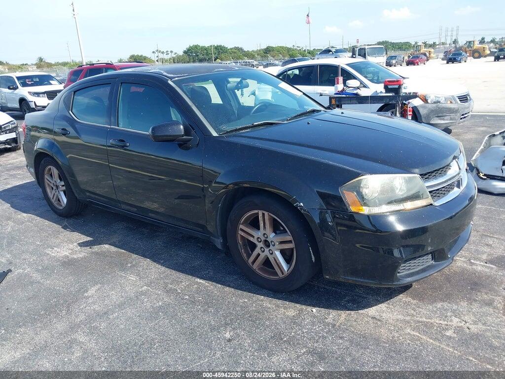 2012 DODGE AVENGER 1C3CDZCB1CN218141