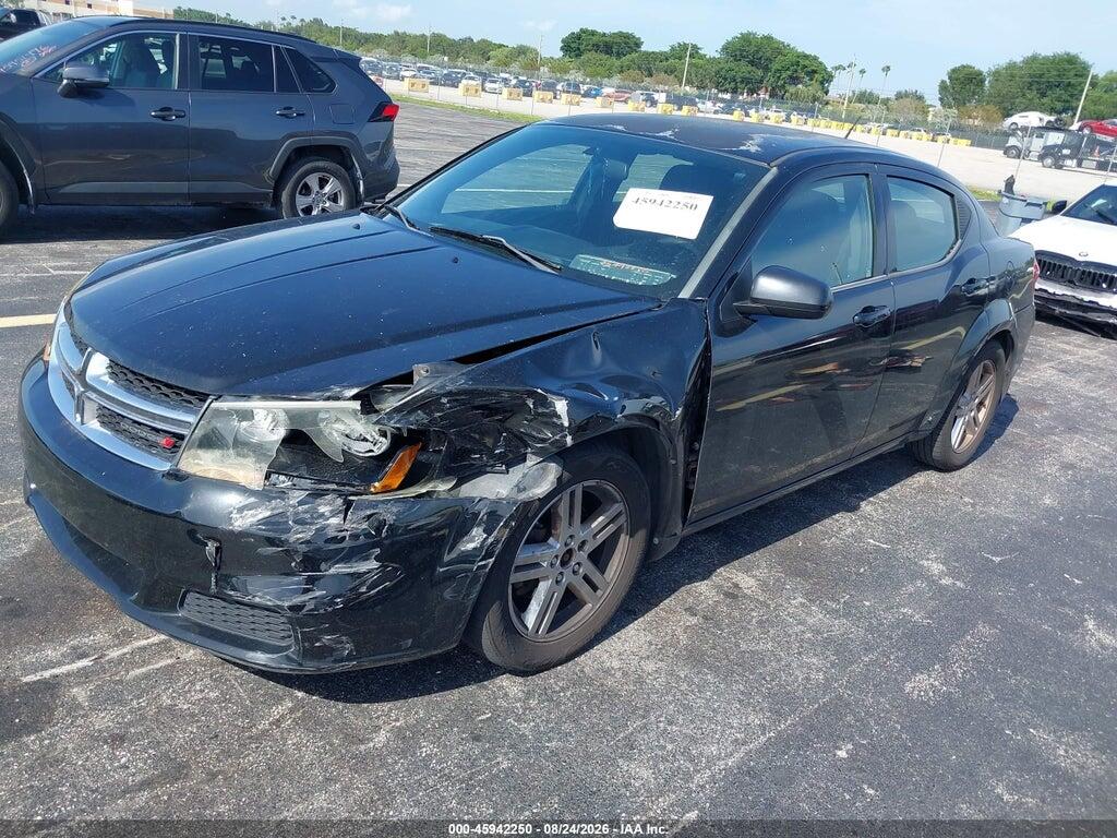 1C3CDZCB1CN218141 2012 DODGE AVENGER photo no. 2