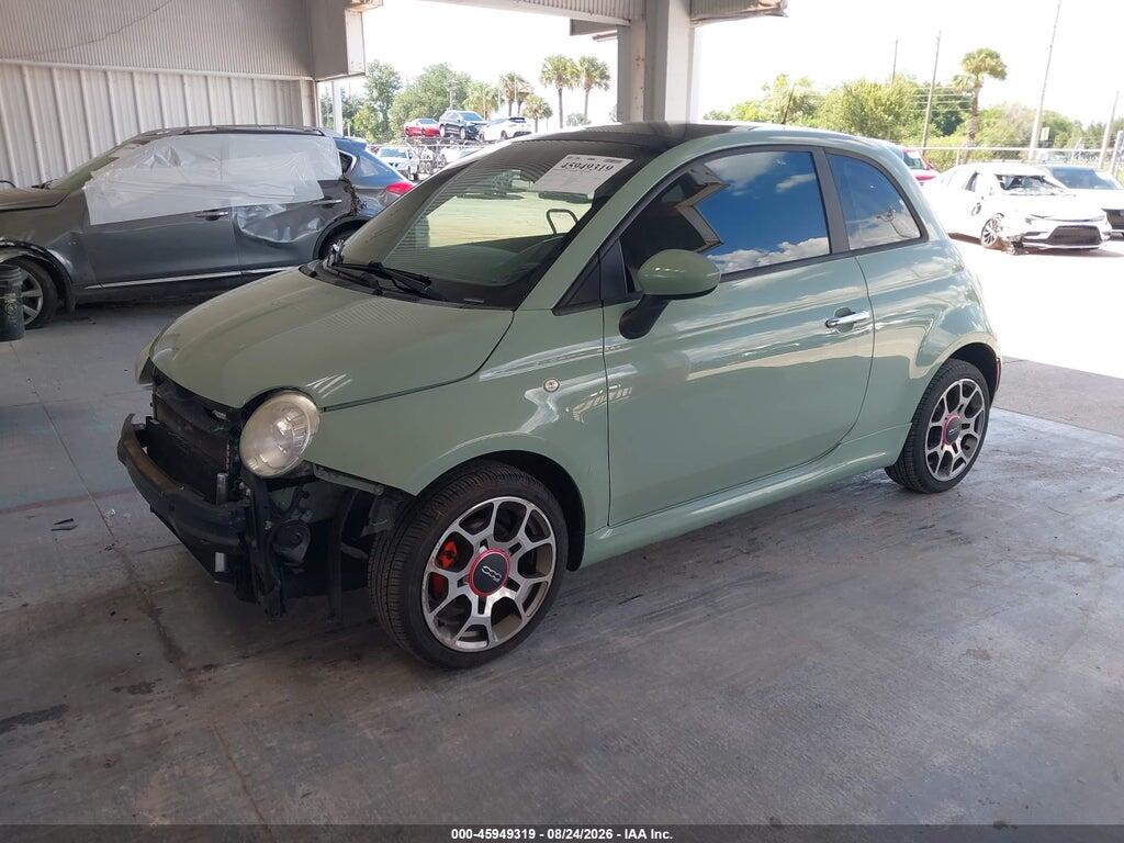 3C3CFFBR7CT362171 2012 FIAT 500 photo no. 2