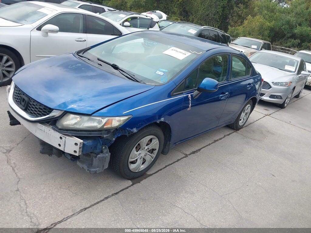 2HGFB2F59DH510238 2013 HONDA CIVIC photo no. 2
