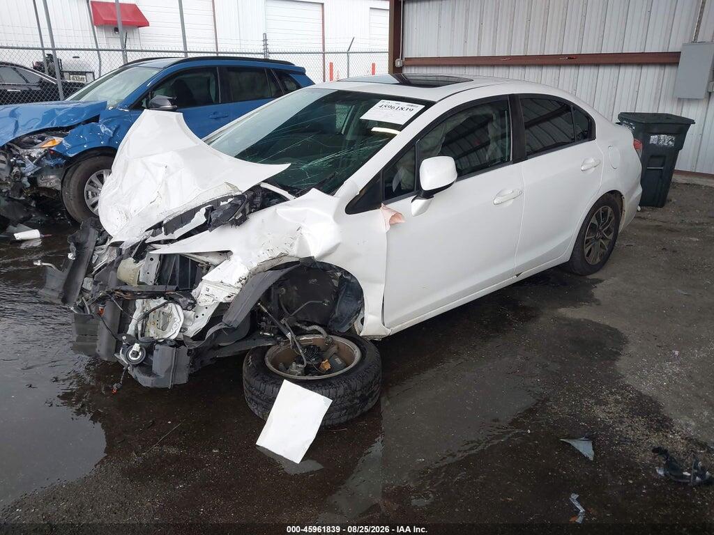 19XFB2F95DE071326 2013 HONDA CIVIC photo no. 2