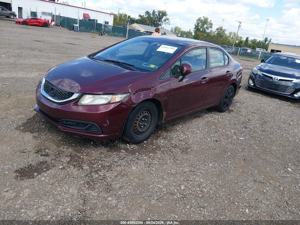 2HGFB2F56DH555606 2013 HONDA CIVIC photo no. 2