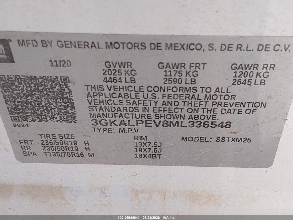 3GKALPEV8ML336548 2021 GMC TERRAIN photo no. 9