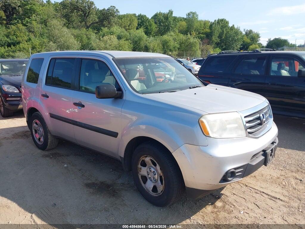 2012 HONDA PILOT 5FNYF4H25CB012875