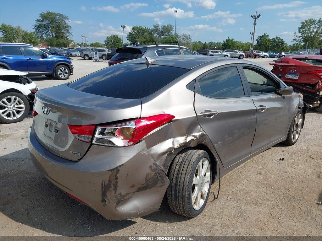 5NPDH4AE8CH148979 2012 HYUNDAI ELANTRA photo no. 4