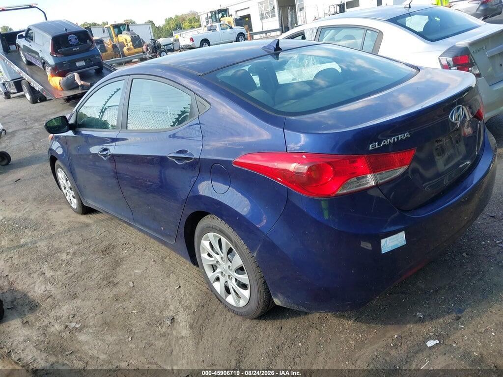 5NPDH4AE5CH070371 2012 HYUNDAI ELANTRA photo no. 3