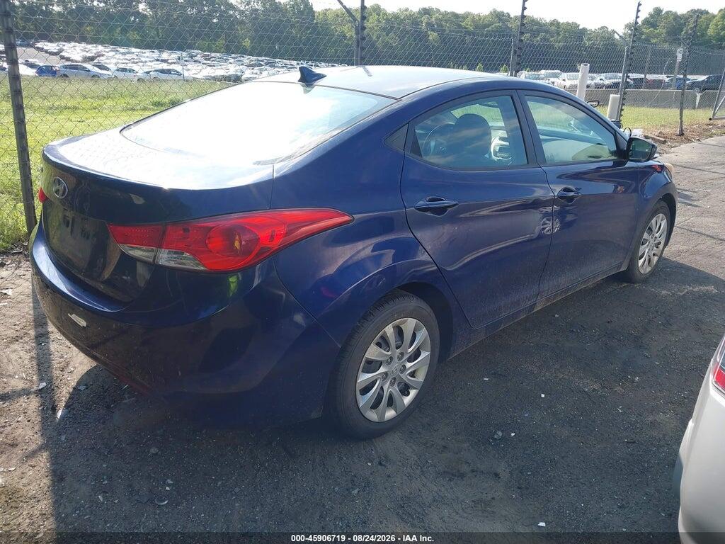 5NPDH4AE5CH070371 2012 HYUNDAI ELANTRA photo no. 4