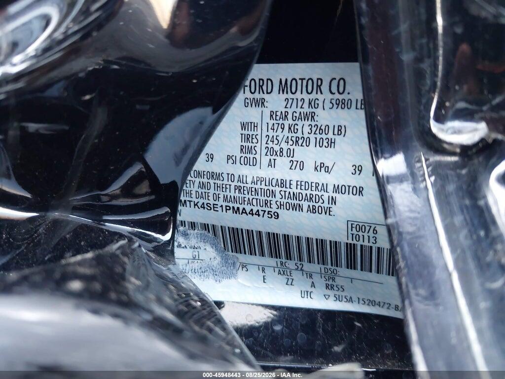 3FMTK4SE1PMA44759 2023 FORD MUSTANG MACH-E photo no. 9