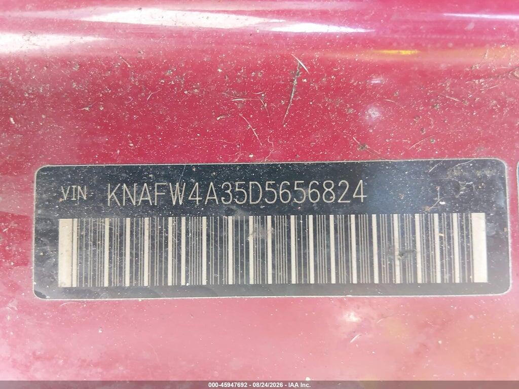 KNAFW4A35D5656824 2013 KIA FORTE photo no. 9