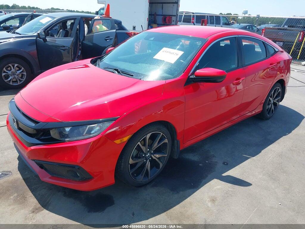 2HGFC2F83MH503535 2021 HONDA CIVIC photo no. 2