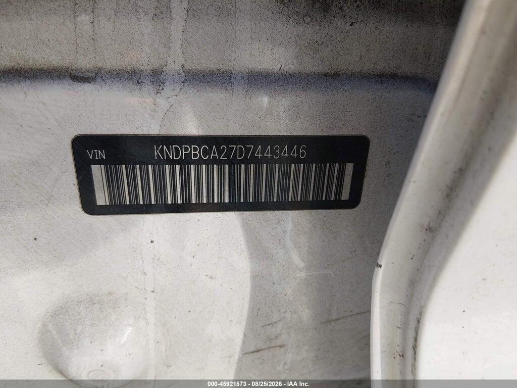 KNDPBCA27D7443446 2013 KIA SPORTAGE photo no. 9