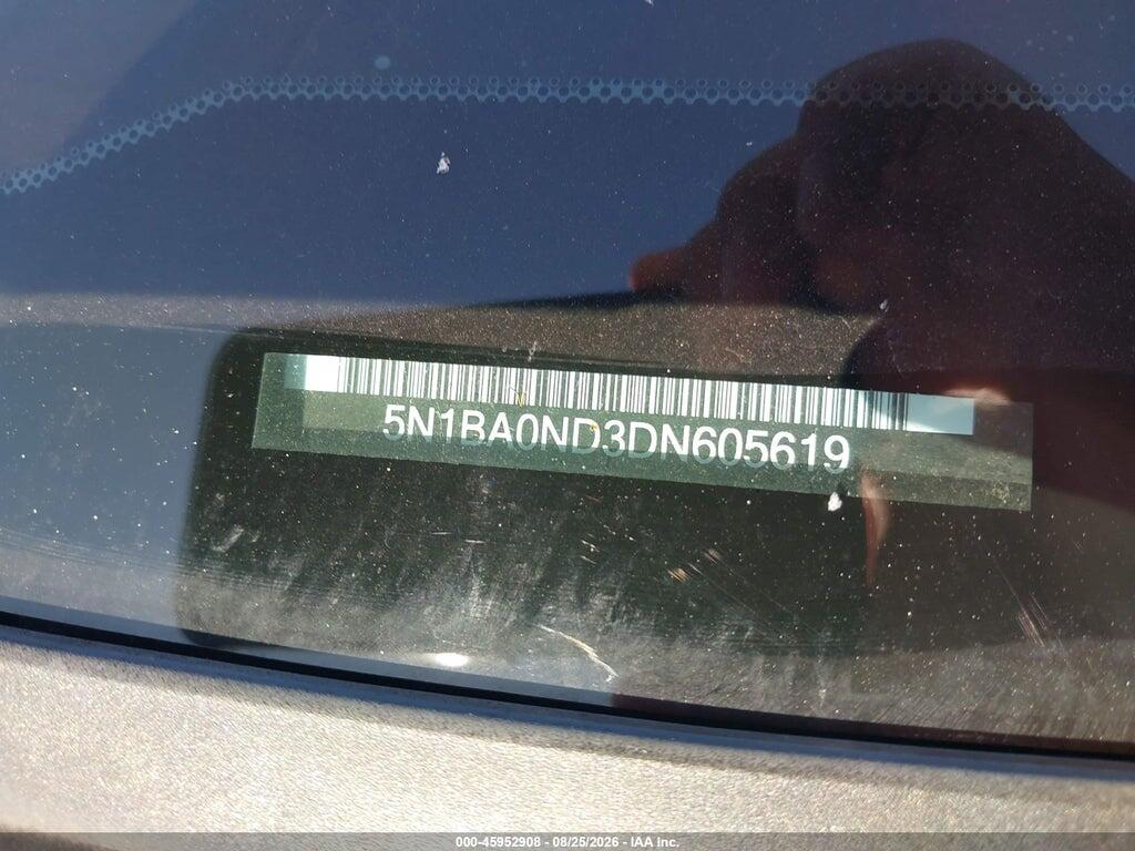 5N1BA0ND3DN605619 2013 NISSAN ARMADA photo no. 9
