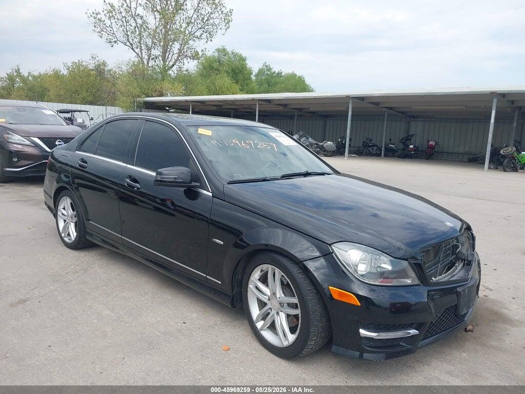 2012 MERCEDES-BENZ C 250 WDDGF4HB0CR224384