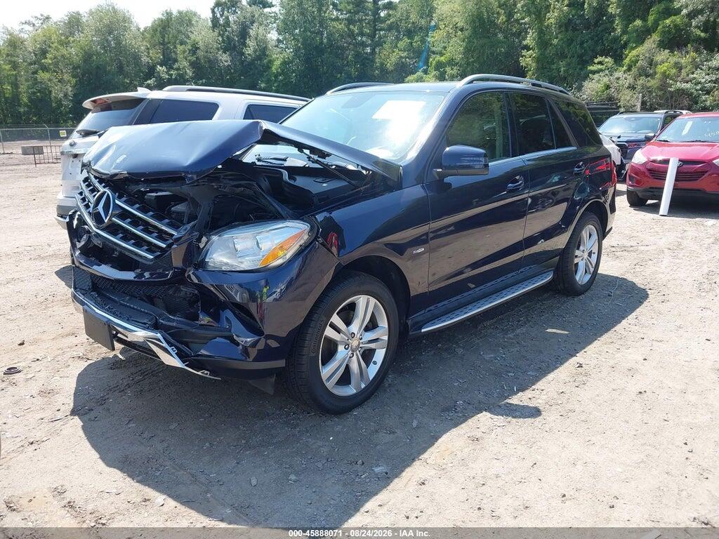 4JGDA5HB8CA008892 2012 MERCEDES-BENZ ML 350 photo no. 2