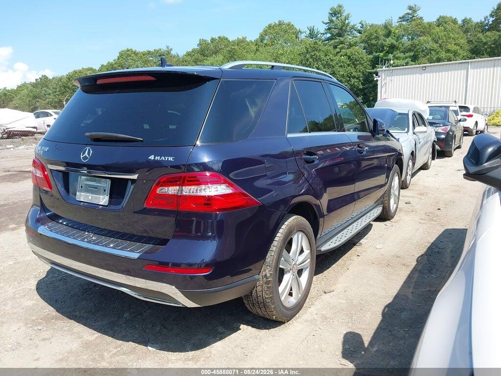 4JGDA5HB8CA008892 2012 MERCEDES-BENZ ML 350 photo no. 4