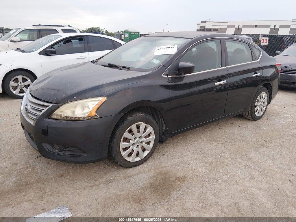 3N1AB7AP0DL701944 2013 NISSAN SENTRA photo no. 2