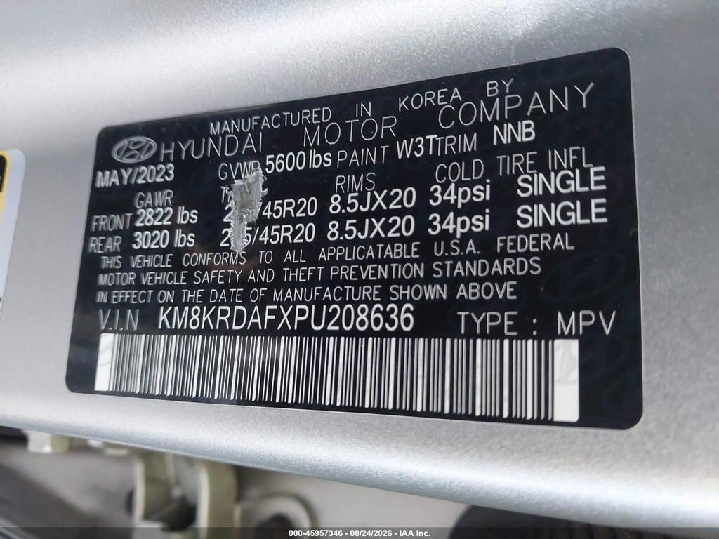 KM8KRDAFXPU208636 2023 HYUNDAI IONIQ 5 photo no. 9