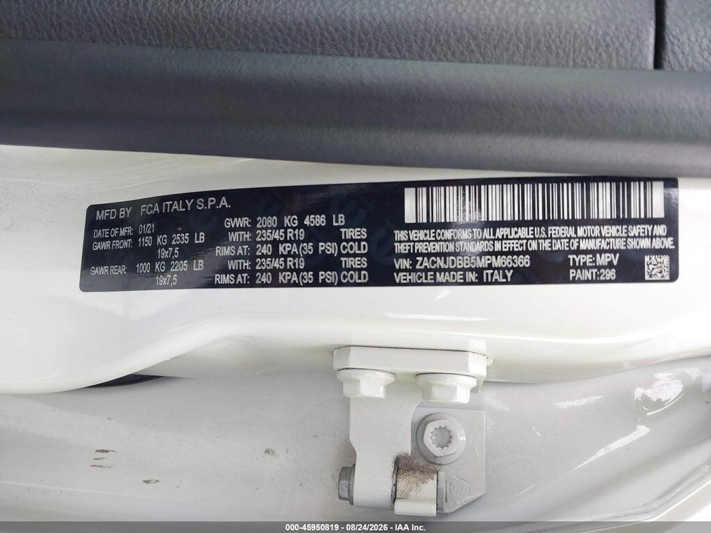 ZACNJDBB5MPM66366 2021 JEEP RENEGADE photo no. 9