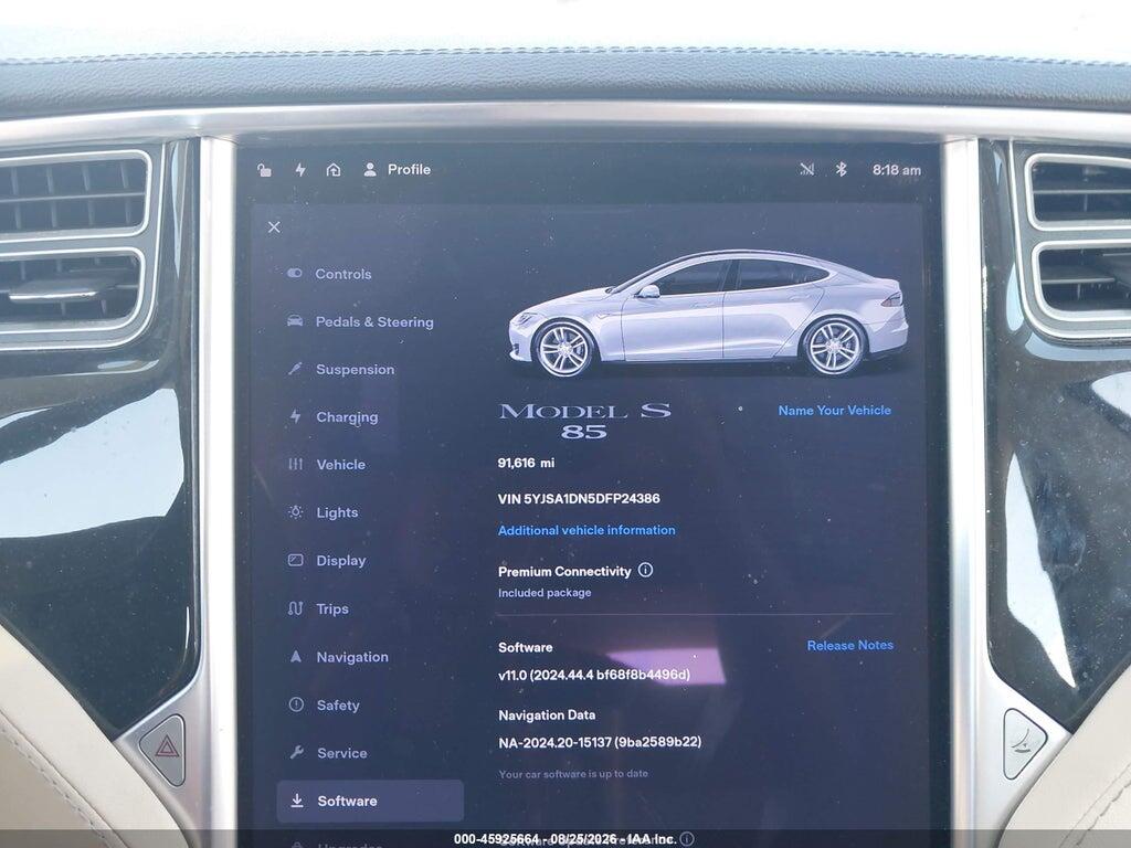 5YJSA1DN5DFP24386 2013 TESLA MODEL S photo no. 7