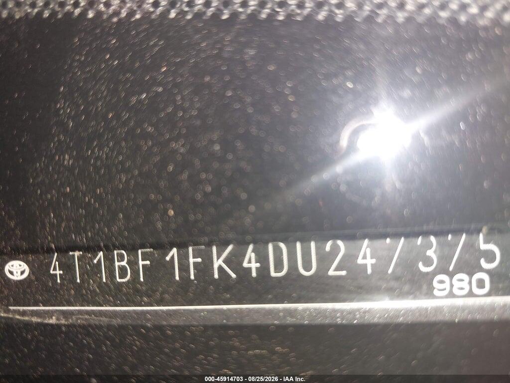 4T1BF1FK4DU247375 2013 TOYOTA CAMRY photo no. 9