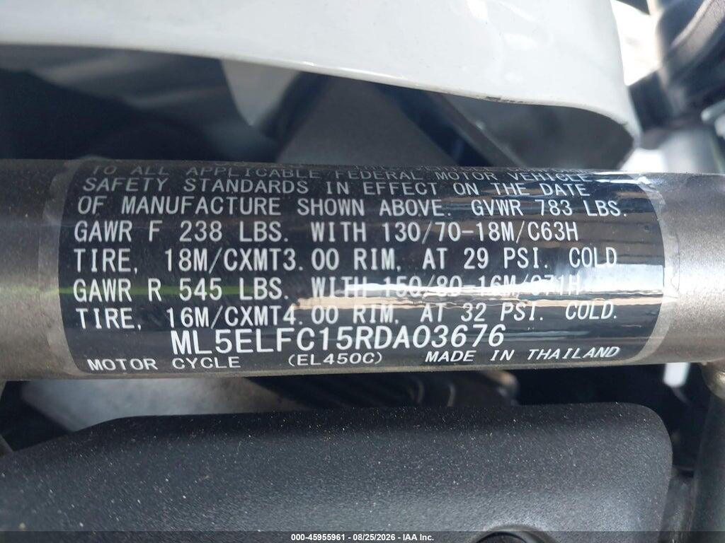 ML5ELFC15RDA03676 2024 KAWASAKI EL450 photo no. 10
