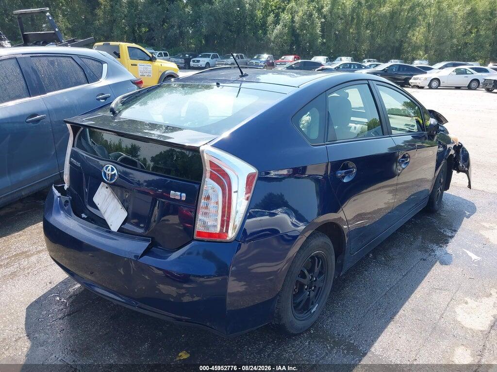 JTDKN3DU9D0355294 2013 TOYOTA PRIUS photo no. 4