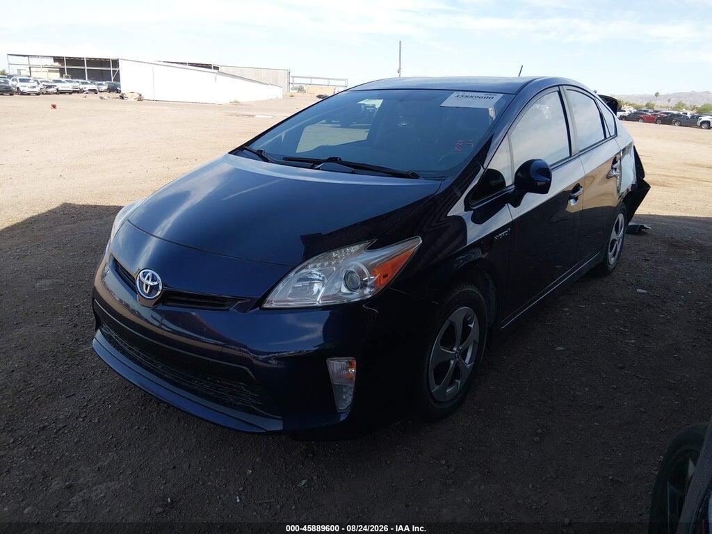 JTDKN3DU4D0340248 2013 TOYOTA PRIUS photo no. 2