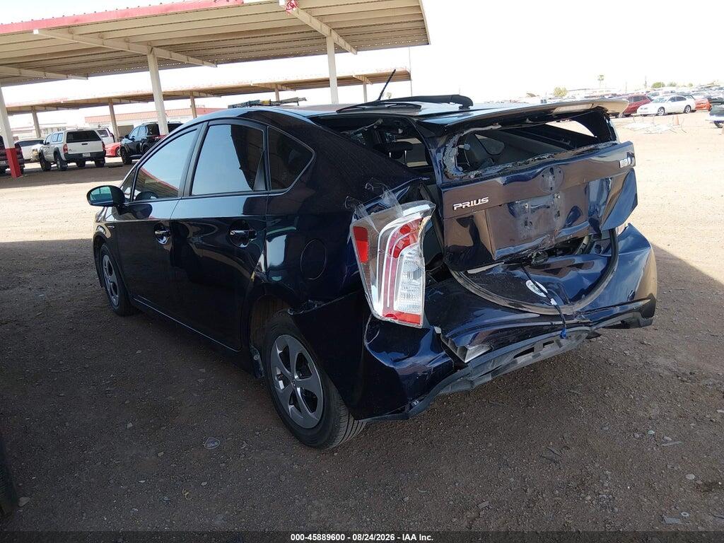 JTDKN3DU4D0340248 2013 TOYOTA PRIUS photo no. 3