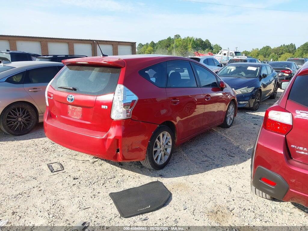 JTDZN3EU6D3219975 2013 TOYOTA PRIUS V photo no. 4