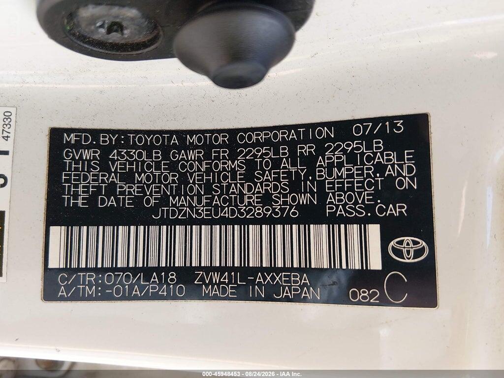 JTDZN3EU4D3289376 2013 TOYOTA PRIUS V photo no. 9