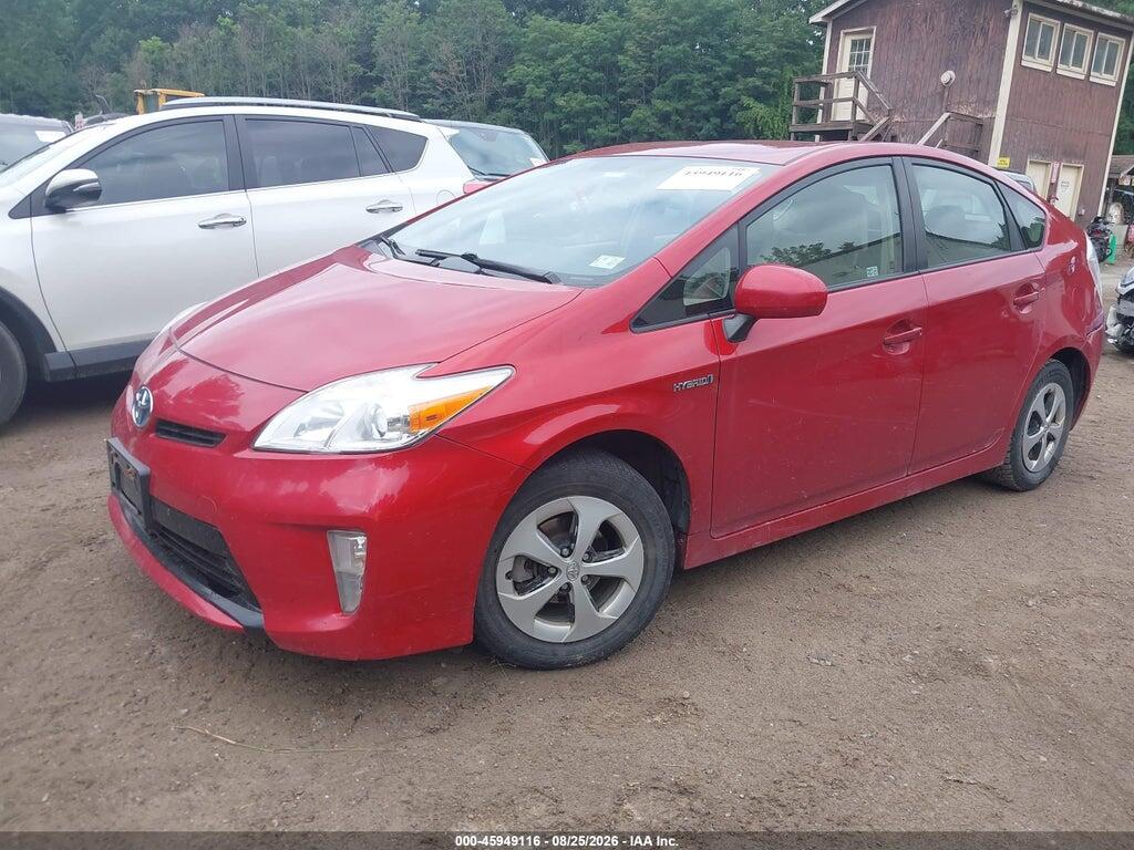 JTDKN3DUXC1485447 2012 TOYOTA PRIUS photo no. 2