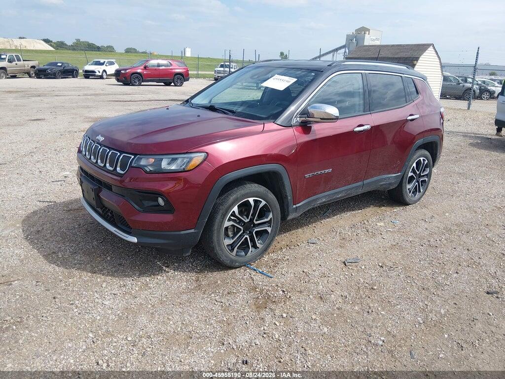 3C4NJDCB1NT143296 2022 JEEP COMPASS photo no. 2