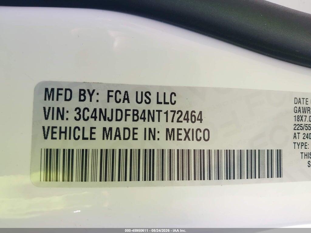 3C4NJDFB4NT172464 2022 JEEP COMPASS photo no. 9