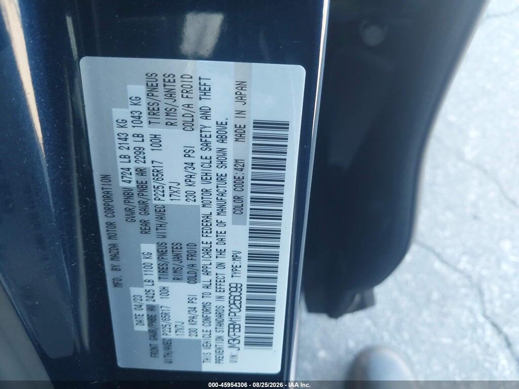 JM3KFBBM1P0256099 2023 MAZDA CX-5 photo no. 9