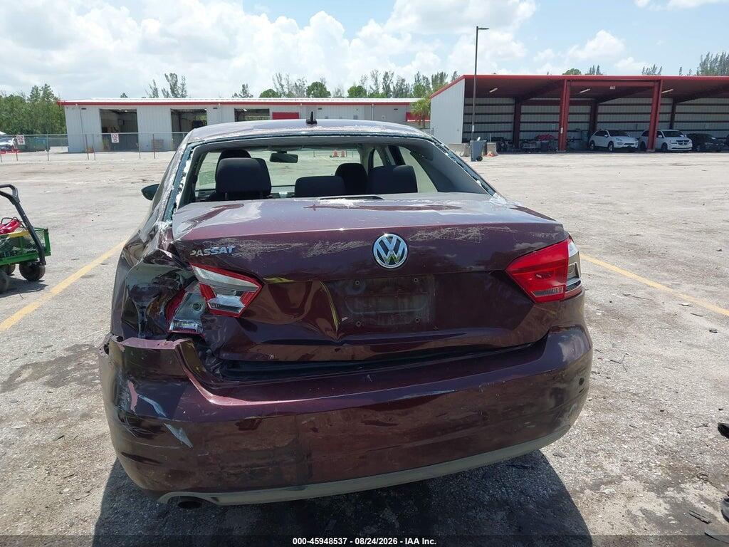 1VWAP7A35CC054346 2012 VOLKSWAGEN PASSAT photo no. 6