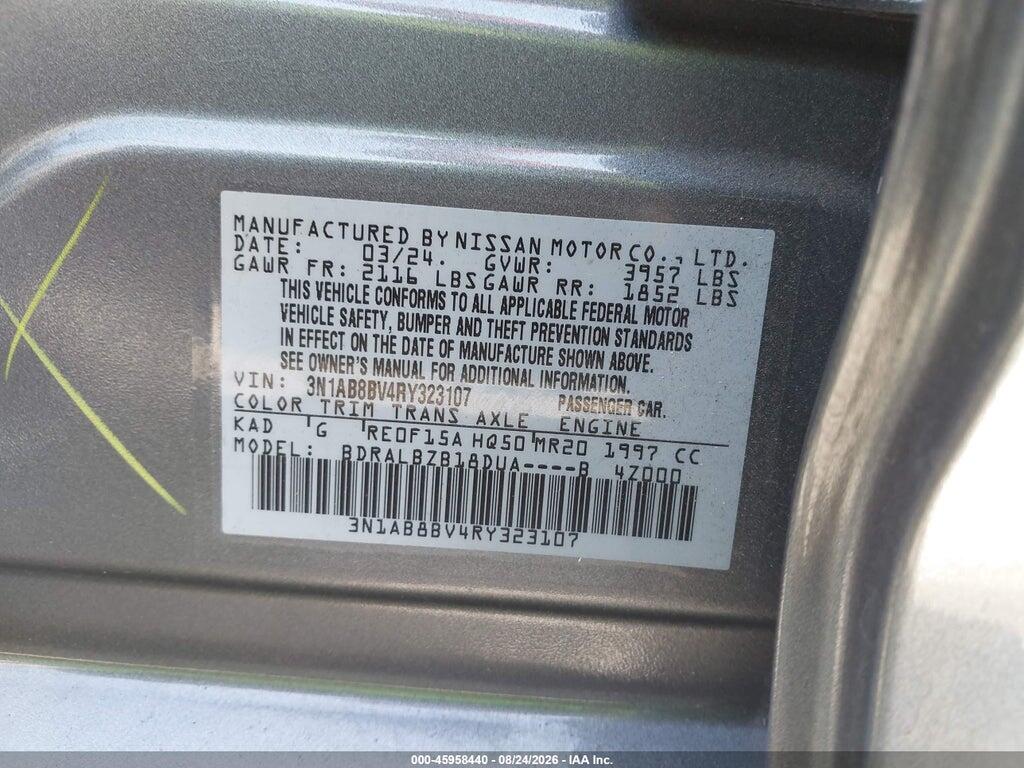 3N1AB8BV4RY323107 2024 NISSAN SENTRA photo no. 9