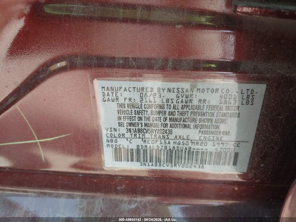 3N1AB8CV5RY202438 2024 NISSAN SENTRA photo no. 9