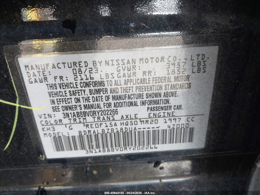 3N1AB8BV0RY202266 2024 NISSAN SENTRA photo no. 9
