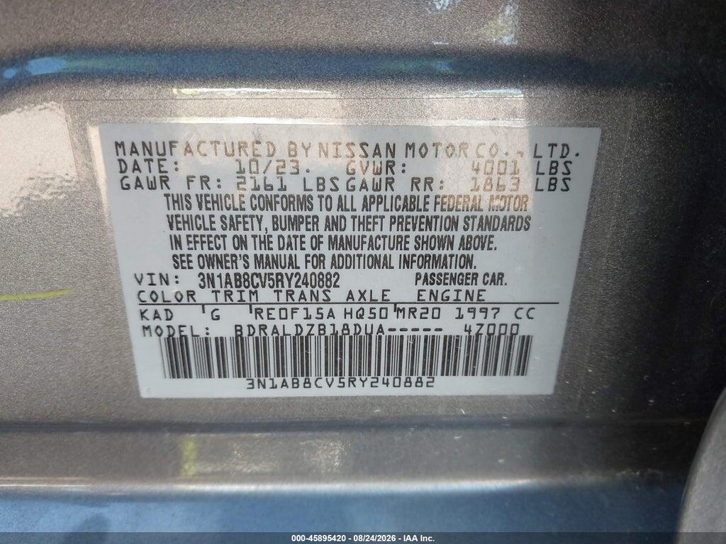 3N1AB8CV5RY240882 2024 NISSAN SENTRA photo no. 9