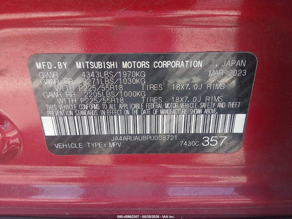 JA4ARUAU8PU008721 2023 MITSUBISHI OUTLANDER SPORT photo no. 9
