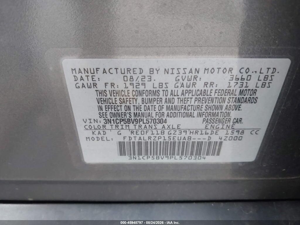3N1CP5BV9PL570304 2023 NISSAN KICKS photo no. 9
