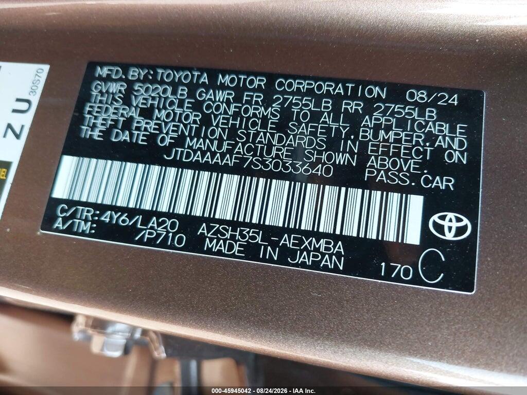 JTDAAAAF7S3033640 2025 TOYOTA CROWN photo no. 9