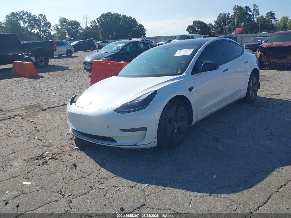 5YJ3E1EAXMF072062 2021 TESLA MODEL 3 photo no. 2