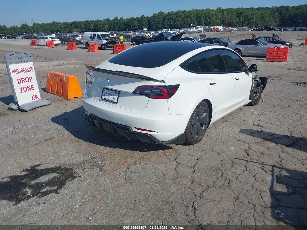 5YJ3E1EAXMF072062 2021 TESLA MODEL 3 photo no. 4