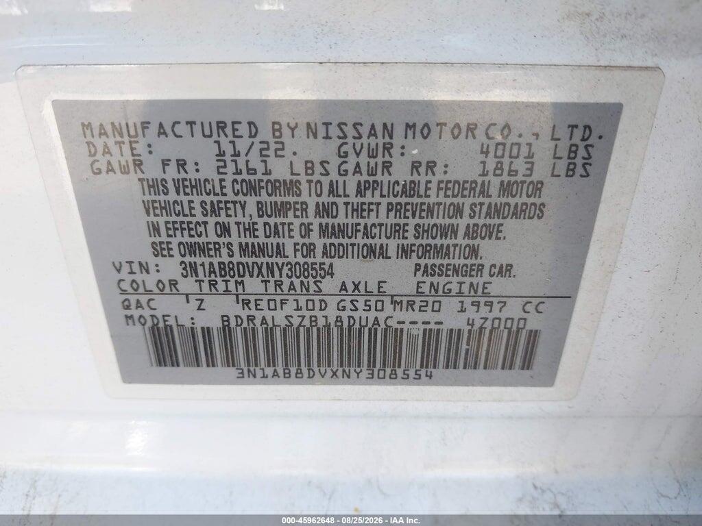 3N1AB8DVXNY308554 2022 NISSAN SENTRA photo no. 9