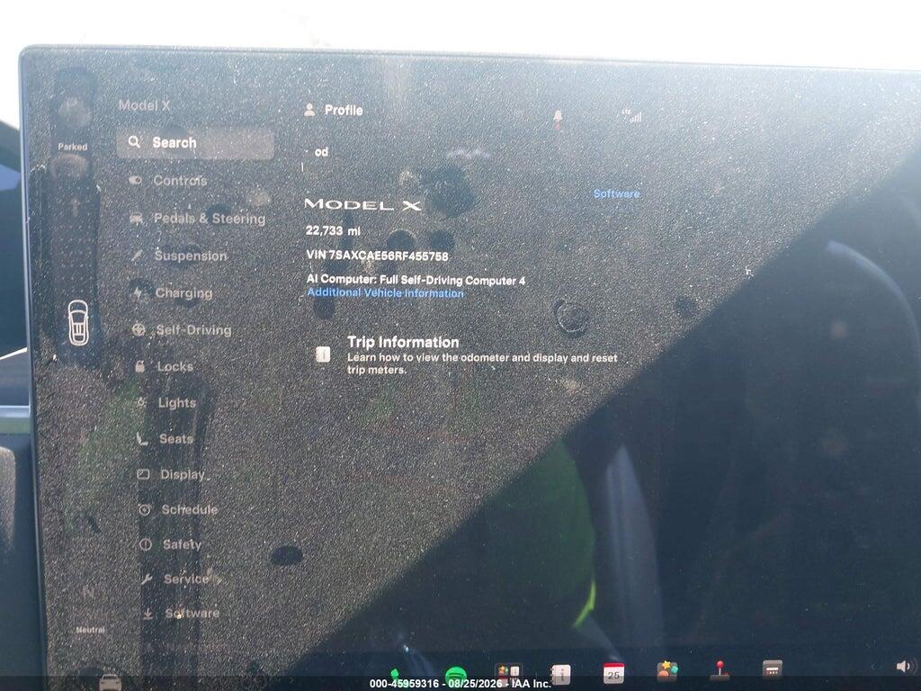 7SAXCAE56RF455758 2024 TESLA MODEL X photo no. 7