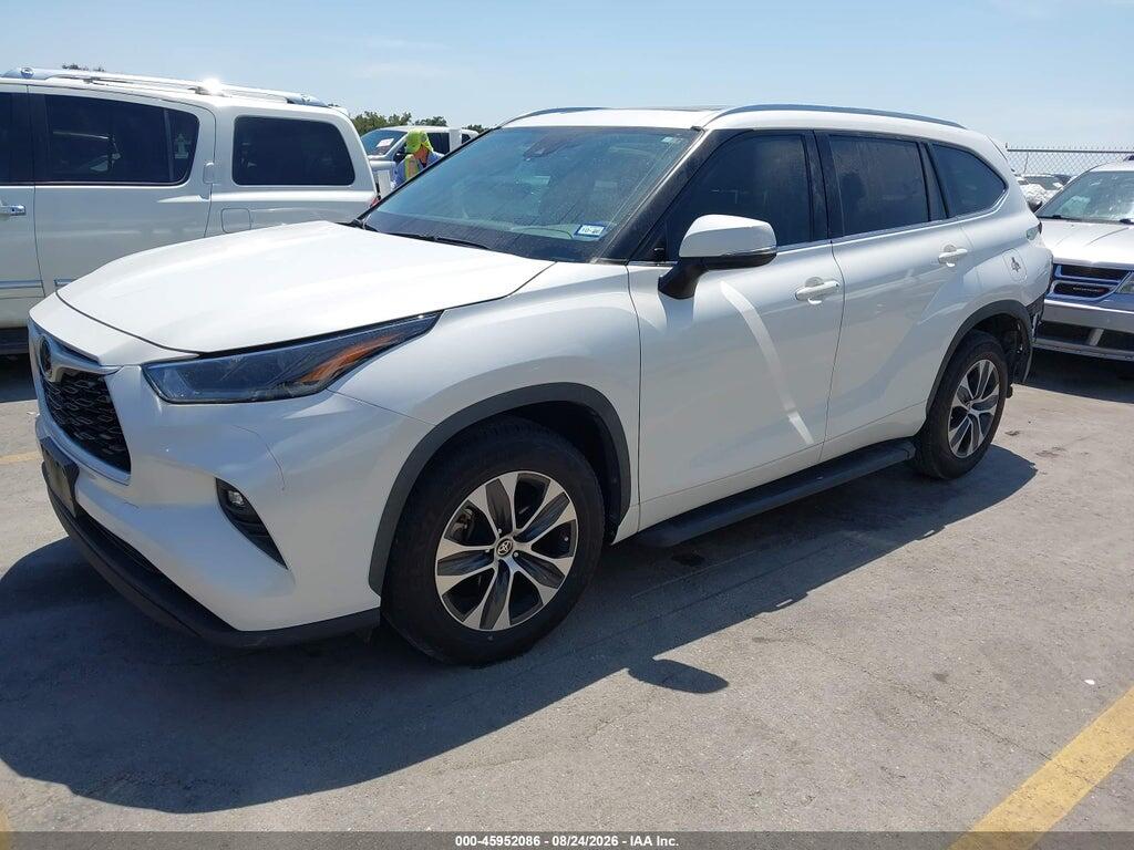 5TDGZRAH3MS032862 2021 TOYOTA HIGHLANDER photo no. 2